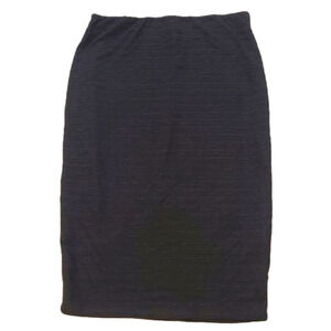 Material Girl Black Textured Pencil Skirt